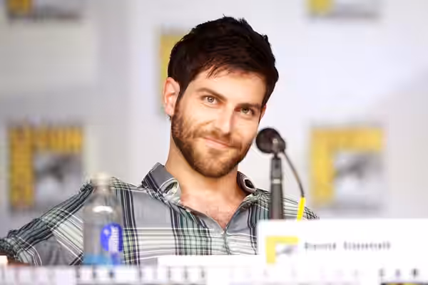 David Giuntoli speaking at the 2013 San Diego Comic Con International, for Entertainment Weekly's "Brave New Warriors" panel, at the San Diego Convention Center