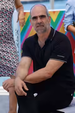 Luis Tosar en la sesión fotográfica en el Muelle uno de presentación de la Película Hasta el cielo (2020)