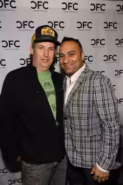 Harland Williams and Russell Peters at a Canadian Film Centre &amp; Variety-hosted reception for the Telefilm Canada Features Comedy Lab. To learn more about th (2012)
