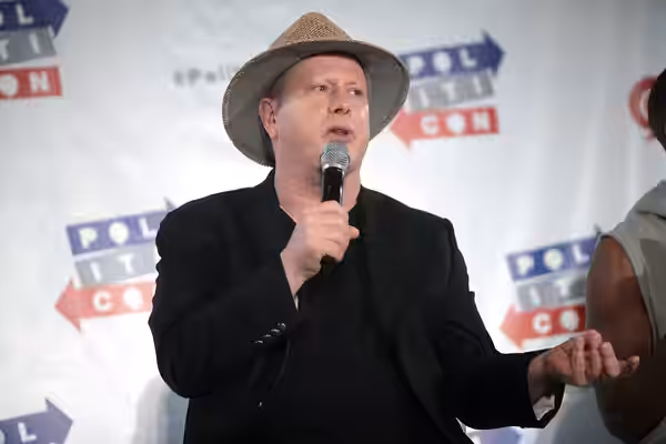 Darrell Hammond speaking at the 2016 Politicon at the Pasadena Convention Center in Pasadena, California. Please attribute to Gage Skidmore if used elsewhere.