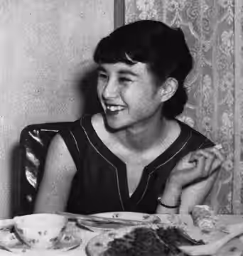 Yoshiko Kuga. taken in 1954.