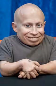 Verne Troyer / Mini Me from Austin Powers in 2012 at Hollywood Blvd Cinema in Woodridge Illinois