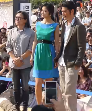 Takeshi Kaneshiro and Tang Wei at BIFF Square in South Korea. (2011)