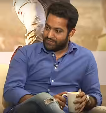 Jr. NTR at Interview for Aravinda Sametha (2018)