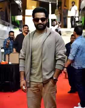 NTR promoting Devara in Mumbai (2024)