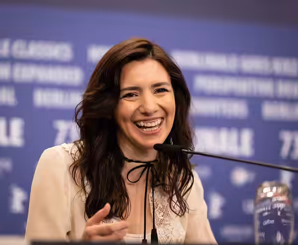 Director Lila Avilés at the premiere of the film "Totem" at the Berlin Film Festival 2023