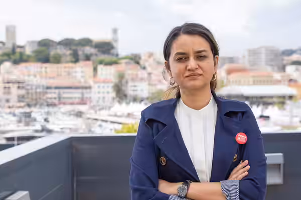 Director Payal Kapadia at 2024 Cannes Film Festival for the World Premiere of the film All We Imagine As Light