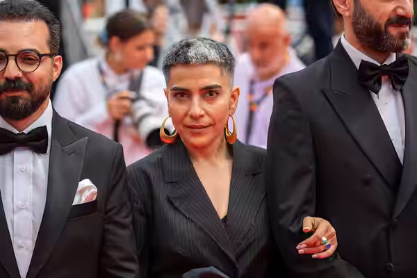 Mariam Afshari on Cannes Red Carpet for the Un simple accident Premiere (2025)
