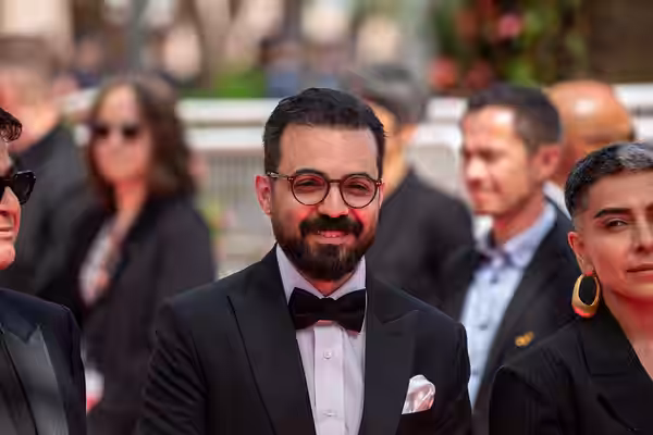 Majid Panahi at Cannes Film Festival Red Carpet Premiere for Un Simple Accident (2025)