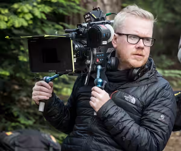 Jim Field Smith on the set of STAG (BBC, 2016) (2015)
