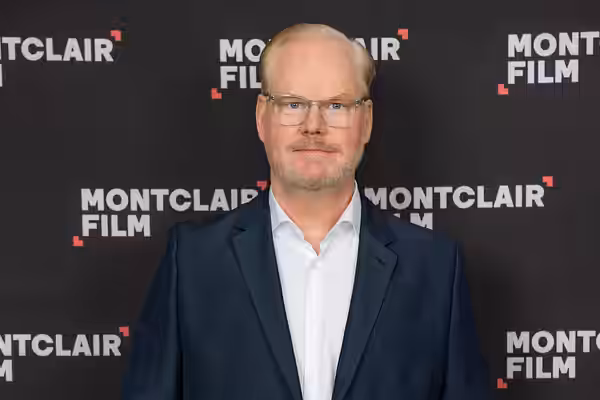Gaffigan at the "An Evening With Stephen Colbert &amp; Jim Gaffigan" event Photo by Neil Grabowsky (2023)
