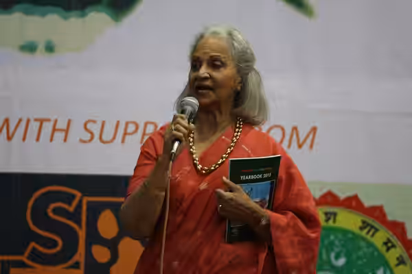 Waheeda Rehman, who is also a seasoned wildlife photographer, shares her wildlife experiences with the audience at TIFF 2015