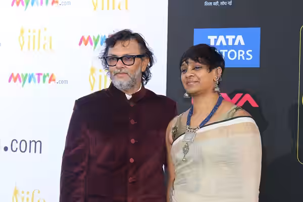 Rakeysh Omprakash Mehra and wife, P.S. Bharathi. Photo by James C. Dooley. (2014)