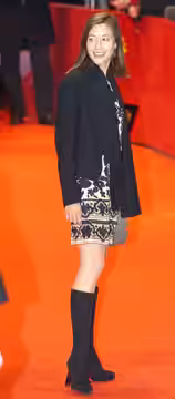 German actress Johanna Wokalek arriving at the premiere of True Grit during the Berlin Film Festival 2011