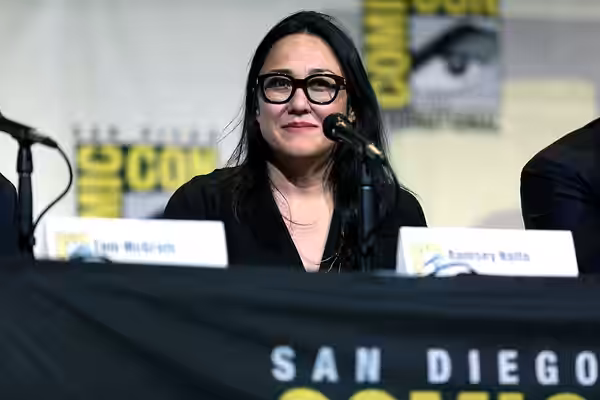 Ramsey Naito speaking at the 2016 San Diego Comic Con International, for "The Boss Baby", at the San Diego Convention Center in San Diego, California. Please at