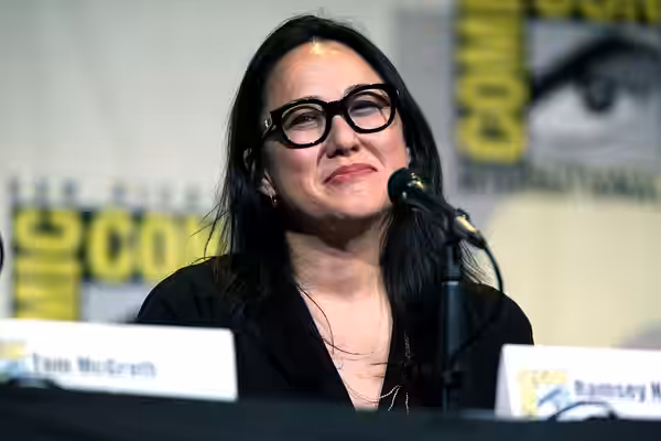 Ramsey Naito speaking at the 2016 San Diego Comic Con International, for "The Boss Baby", at the San Diego Convention Center in San Diego, California. Please at