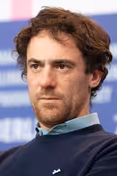Elio Germano presenting the movie "Favolacce" ("Bad Tales" at the Berlinale 2020