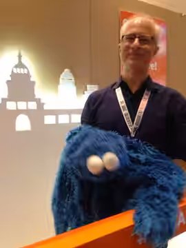 David Rudman, Cookie Monster puppeteer at SXSW 2015