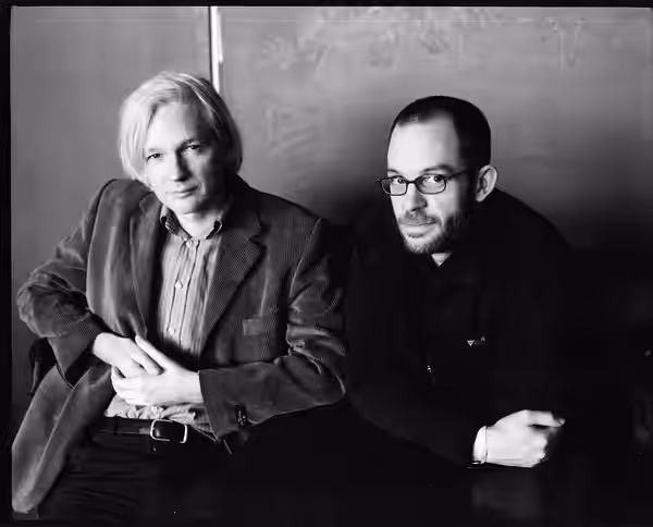 Julian Assange and Daniel Domscheit-Berg