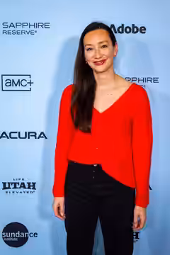 Joanna Natasegara, producer, at the 2025 Sundance Film Festival for the movie The Dating Game. (2022)