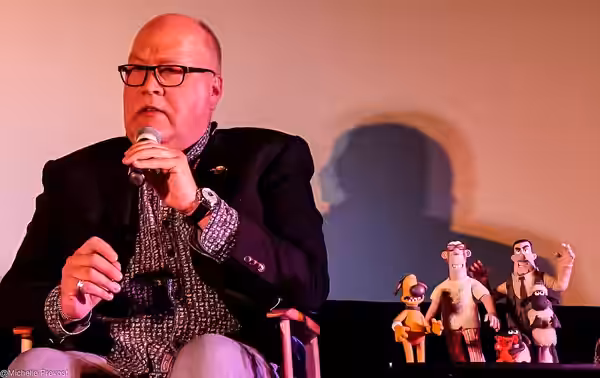 Richard Starzak, co-writer and co-director of Shaun the Sheep Movie, promoting the film at the San Francisco Film Society (2015)