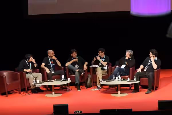 photograph taken at the 2015 edition of the "Utopiales" of Nantes.
