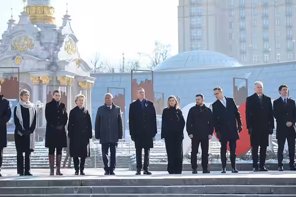 On 24 February 2025, Ursula von der Leyen, President of the European Commission and the College of the European Commission travels to Kyiv, Ukraine to express E
