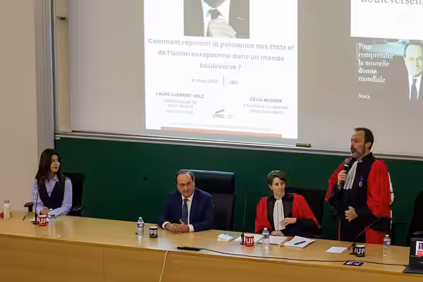 Le 11 mars 2024, à 18h, la Faculté de droit de l'UPEC accueille une rencontre exceptionnelle animée par Laure Clément-Wilz, professeure de droit public, et Céli
