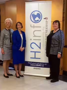 Ambassador Hattie Babbitt, Chair of the U.S. Water Partnership Steering Committee, Acting Assistant Secretary of State for the Bureau of Oceans and Internationa (2014)