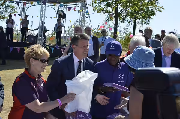 Sebastien Coe at the Queen Elizabeth Olympic Park in July 2013.