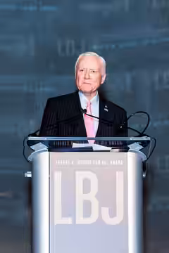 On Wednesday, Nov. 18, 2015, the LBJ Foundation awarded the 2015 LBJ Liberty &amp; Justice for All Award to Congressman James Clyburn and former Attorney Genera