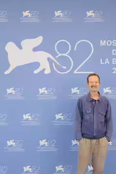 Rocco Papaleo, actor and director, at 82nd Venice International Film Festival in Venice, Italy for the film "Ammazzare Stanca. Autobiografia Di Un Assassino" (T (2025)