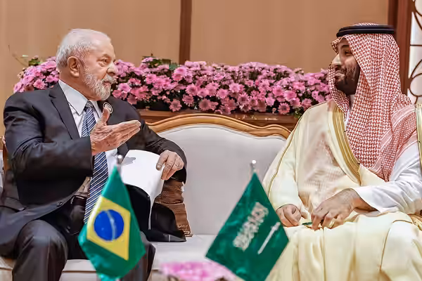 10.09.2023 - Reunião com o Príncipe da Arábia Saudita, Mohammad bin Salman. Nova Delhi - Índia Foto: Ricardo Stuckert / PR