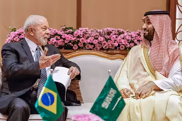 10.09.2023 - Reunião com o Príncipe da Arábia Saudita, Mohammad bin Salman. Nova Delhi - Índia Foto: Ricardo Stuckert / PR