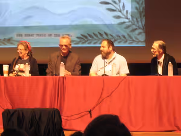 Lynda Barry, Gary Panter, Ivan Brunetti, R. Crumb, Lines on Paper Panel, Comics: Philosophy and Practise, Chicago 2012