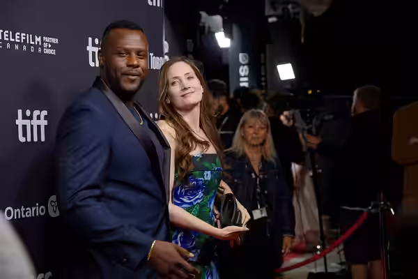 Ryan Allen and guest at the 2025 Toronto International Film Festival