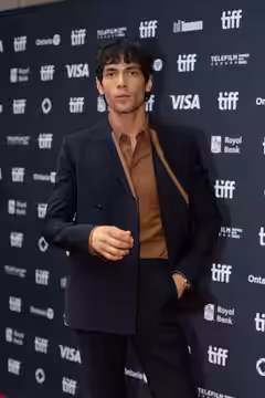 Diego Calva, actor in 'On Swift Horses', at the 2024 Toronto International Film Festival