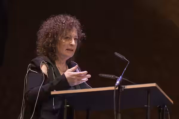 Nan Goldin during Käthe Kollwitz Prize 2022 ceremony in Berlin, 2023