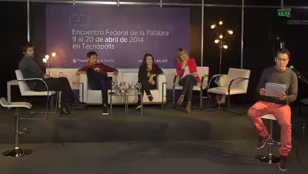 Buenos aires, 16 de abril de 2014 - La Secretaría de Cultura de Presidencia de la Nación, a través de la Dirección Nacional de Acción Federal, presentó la Bibli