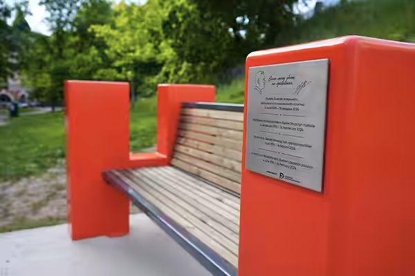 The memorial to Alexei Navalny in Helsinki, near the Russian Embassy. (2026)