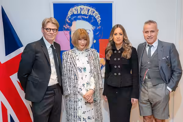 Andrew Bolton OBE Honours Evening with Dame Anna Wintour in the United States on 30 October 2024