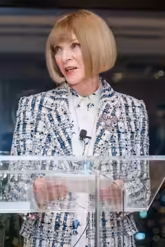 Andrew Bolton OBE Honours Evening with Dame Anna Wintour in the United States on 30 October 2024