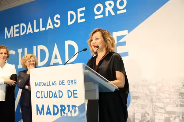 Carmen Machi agradeciendo el galardón (2017)