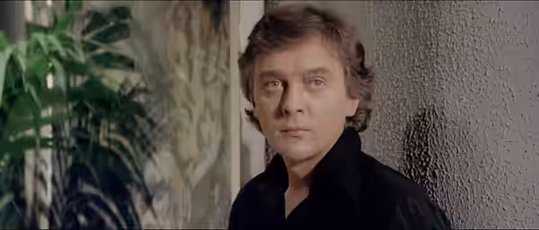 David Hemmings in una scena del film italiano Profondo rosso (1975)