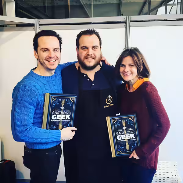 Thibaud Villanova Andrew Scott Louise Brealey (2016)