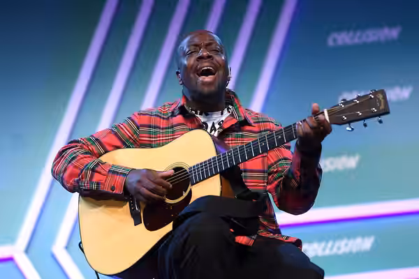 3 May 2018; Wyclef Jean, Musician &amp; Producer preforms on the Music Note stage during day three of Collision 2018 at Ernest N. Morial Convention Center in Ne