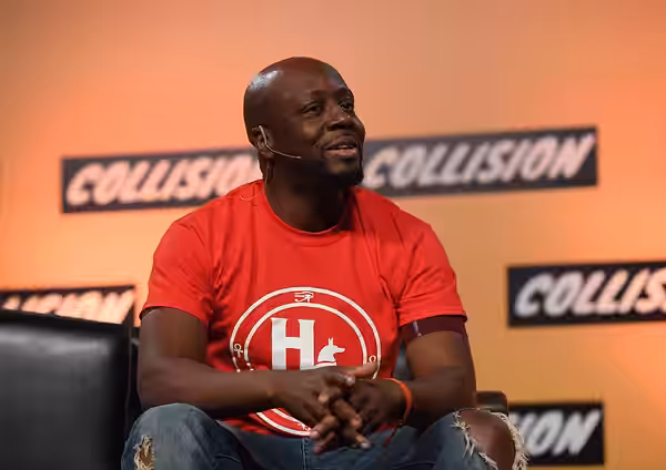 3 May 2017; Wyclef Jean, Musician &amp; Philanthropist, Wyclef Jean, on the Centre Stage at Collision 2017 in New Orleans, Louisiana. Photo by Stephen McCarthy 