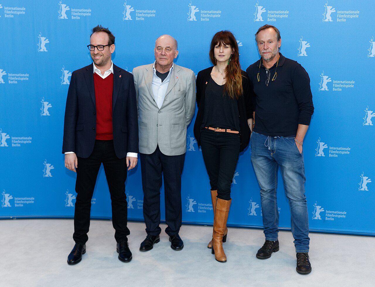 Julius Ševčík &amp; Cast beim Photo Call zu Masaryk / A Prominent Patient bei der Berlinale 2017