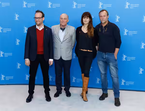 Julius Ševčík &amp; Cast beim Photo Call zu Masaryk / A Prominent Patient bei der Berlinale 2017