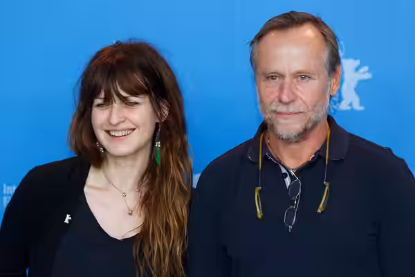 Arly Jover &amp; Karel Roden beim Photo Call zu Masaryk / A Prominent Patient bei der Berlinale 2017